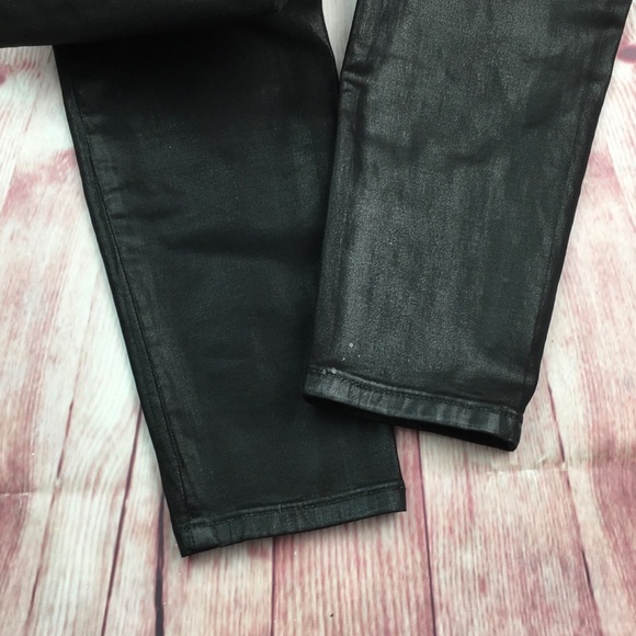 💙Joe’s Jeans Coated Black Skinny Ankle Jean Size 26x27 - Picture 10 of 13
